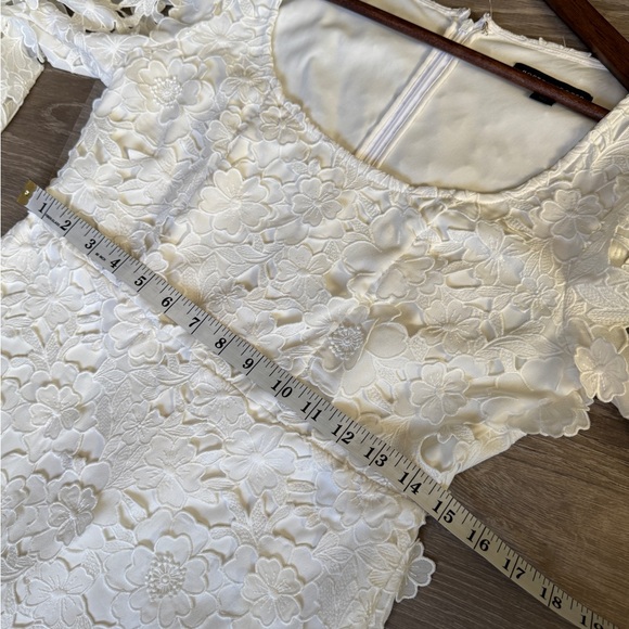 Boston Proper Floral Lace Dress-size 4 - Picture 6 of 10